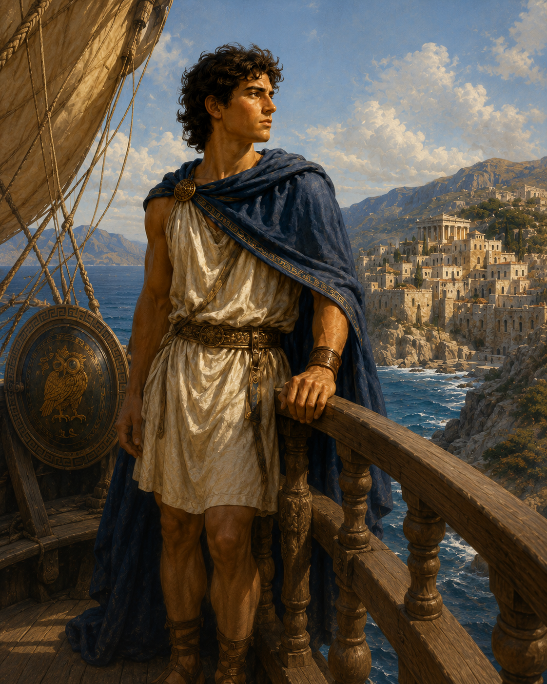 Telemachus: Son of Ithaca SagaAtlas Greek Epic Archive notable hero card artwork